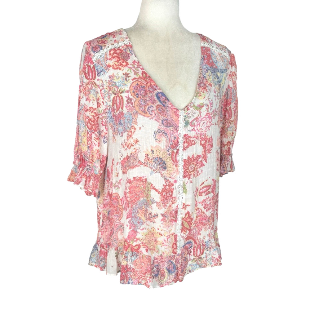 Floral & Ivy boho blouse